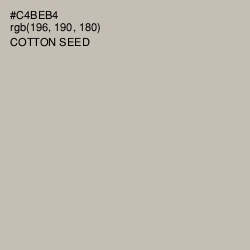 #C4BEB4 - Cotton Seed Color Image